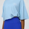 Coffee Run FLXCotton Oversized Tee - Open Air-White