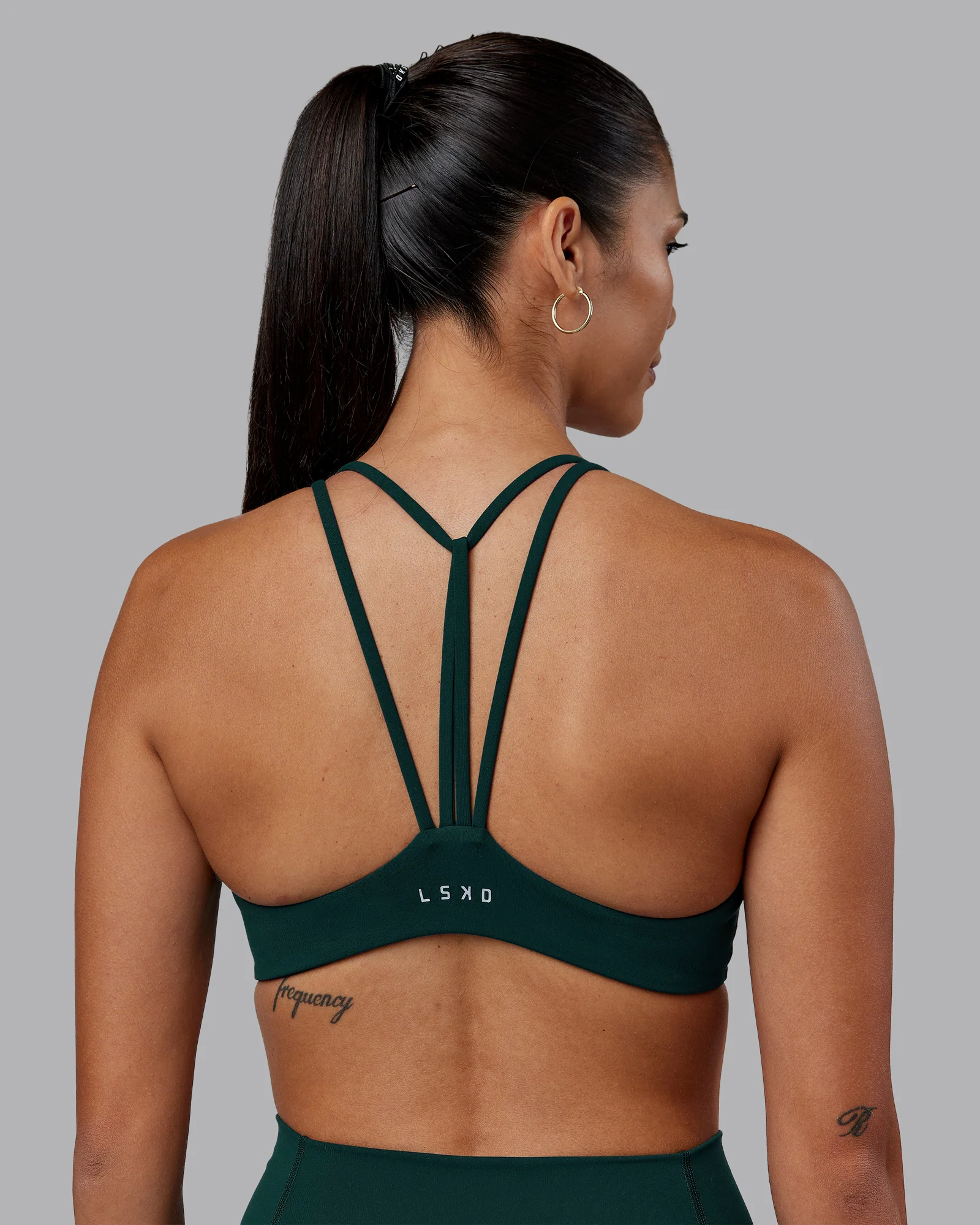 Agile Sports Bra - Dark Moss