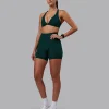 Agile Sports Bra - Dark Moss