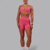 Fusion Ultra High-Rise 6" Short Pockets - Hot Pink