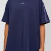 Go-To FLXCotton Oversized Tee - Future Navy-White