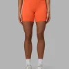 Fusion Ultra High-Rise 6" Short Pockets - Ultra Orange