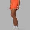 Fusion Ultra High-Rise 6" Short Pockets - Ultra Orange