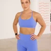 Twist Sports Bra - Indulgent Blue