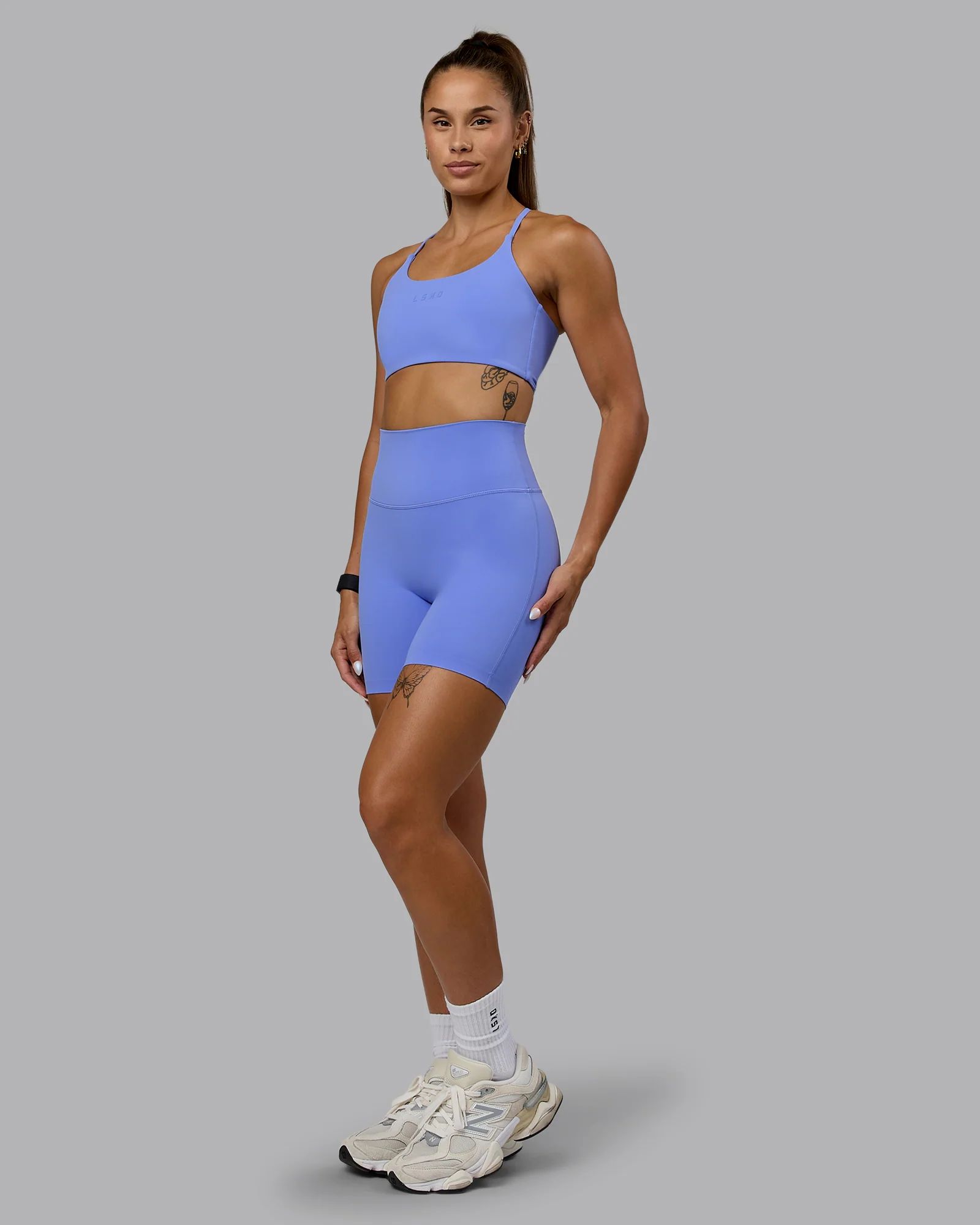 Twist Sports Bra - Indulgent Blue