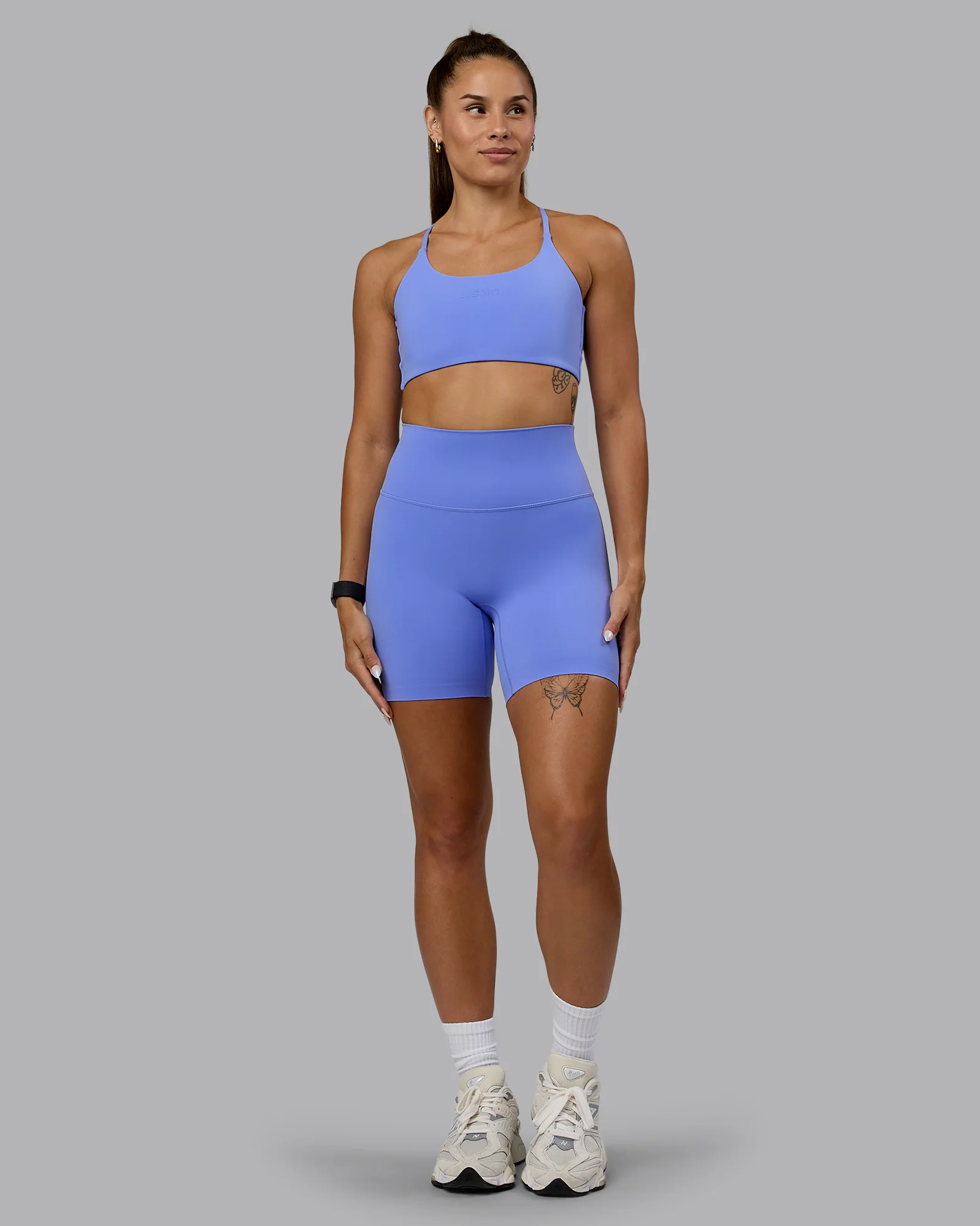 Twist Sports Bra - Indulgent Blue