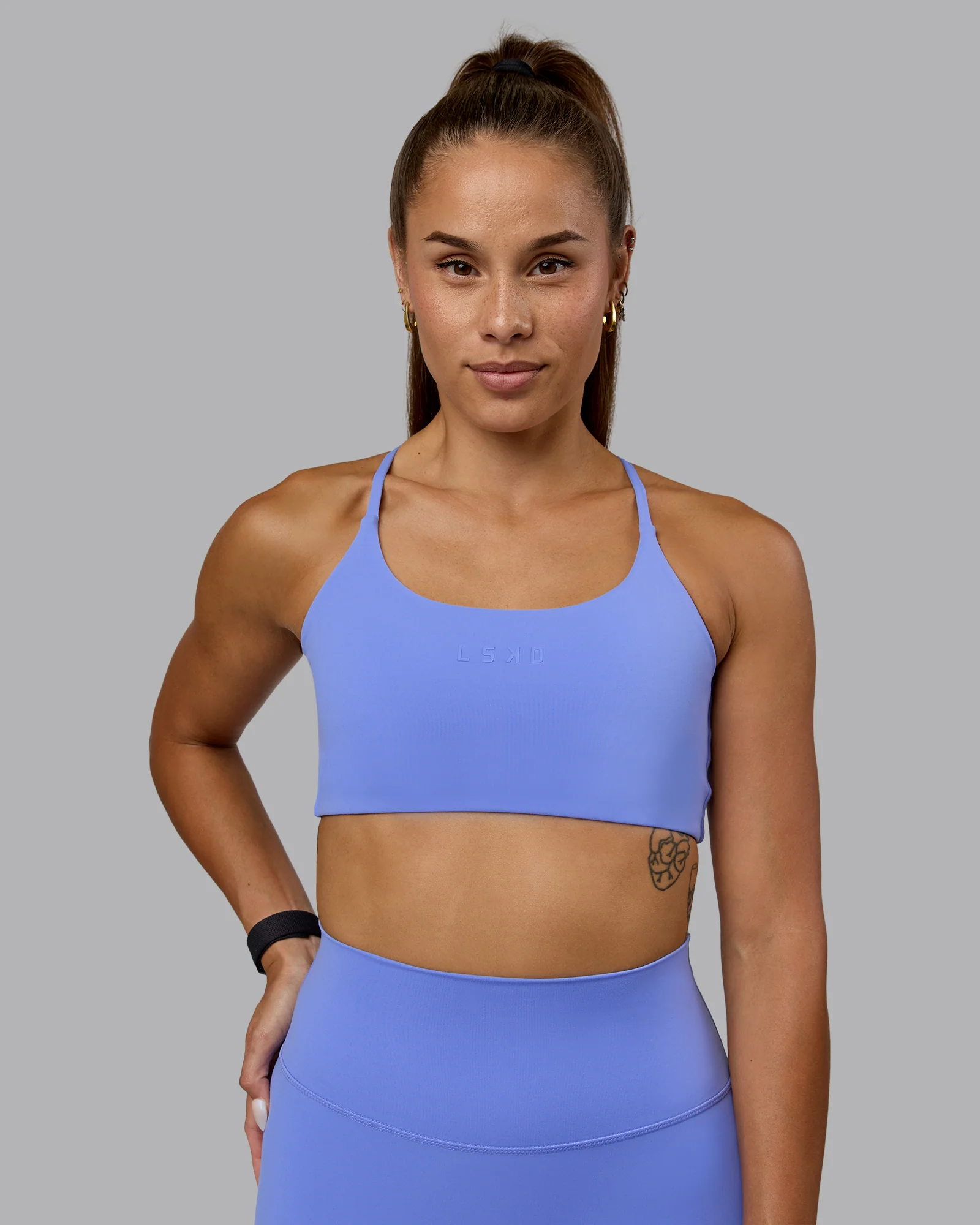 Twist Sports Bra - Indulgent Blue