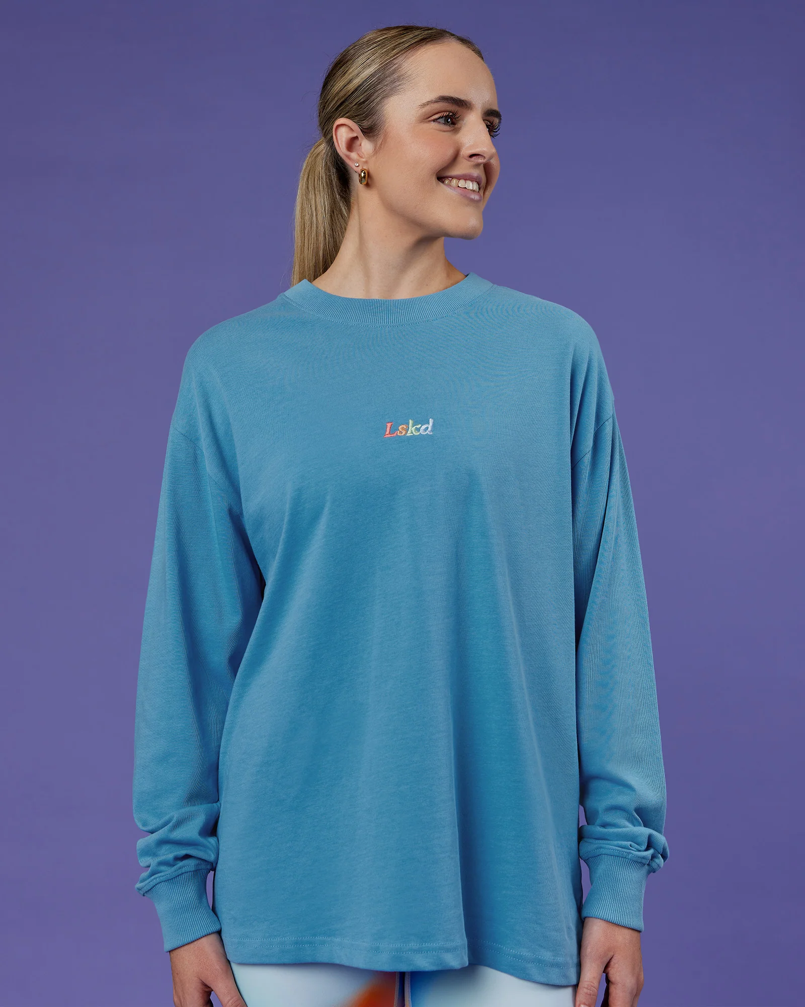 6857-our-journey-oversize-heavyweight-flxcotton-long-sleeve-tee-azure-blue-6.webp Our Journey Oversize Heavyweight FLXCotton Long Sleeve Tee - Azure Blue
