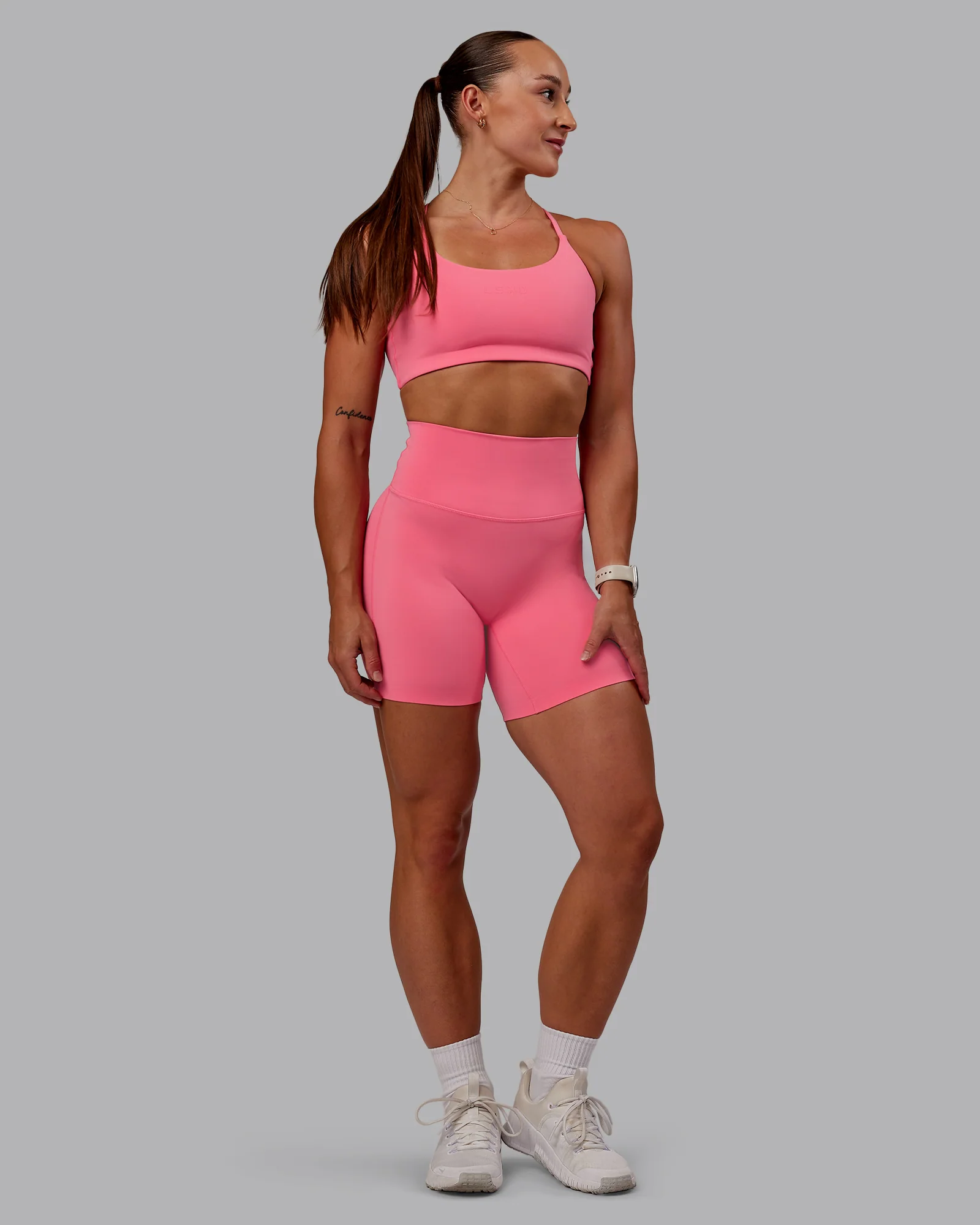 Elixir Ultra High-Rise 6" Short - Pink Lemonade