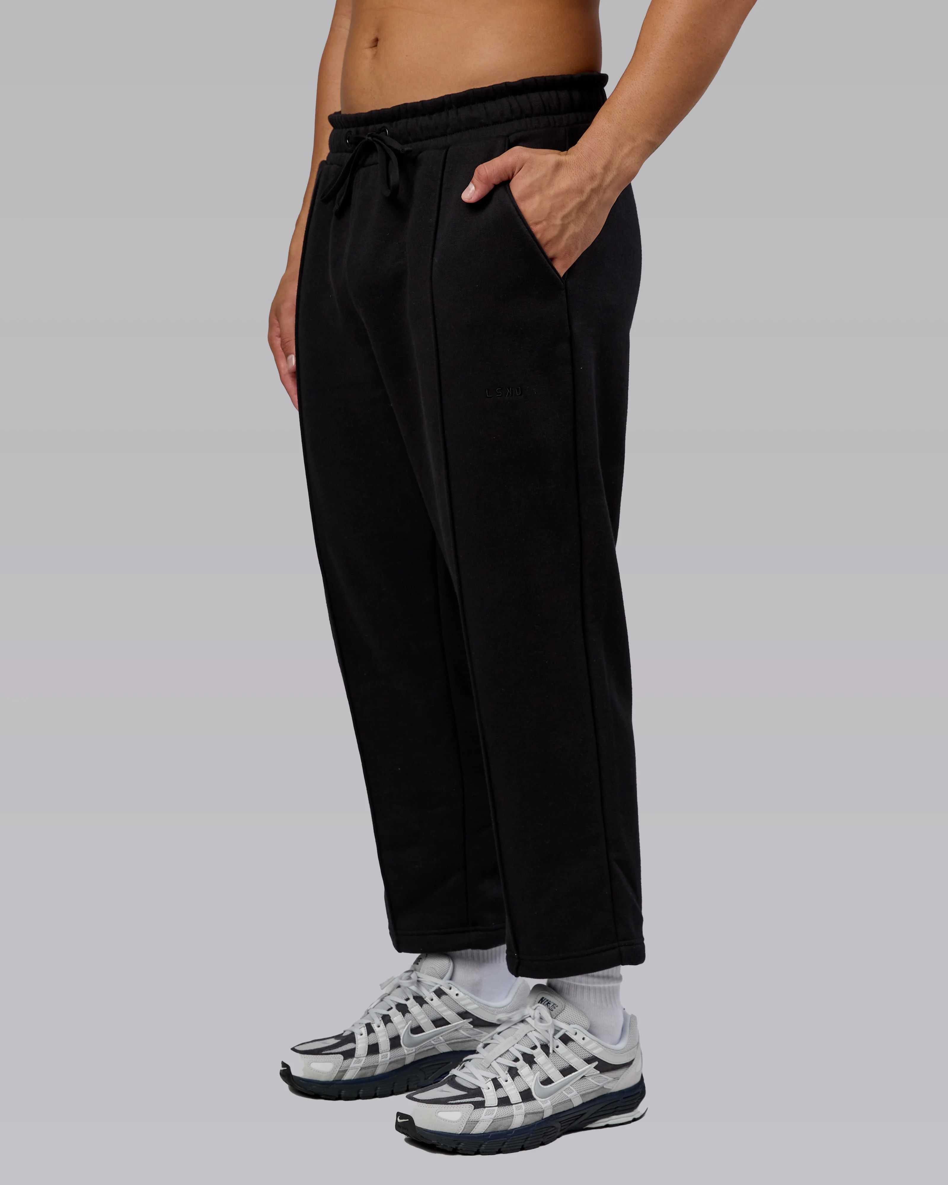 6929-urban-cropped-track-pant-black-1.webp Urban Cropped Track Pant - Black