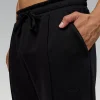 Urban Cropped Track Pant - Black