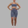Fusion Ultra High-Rise 9" Short Pockets - Night Shadow