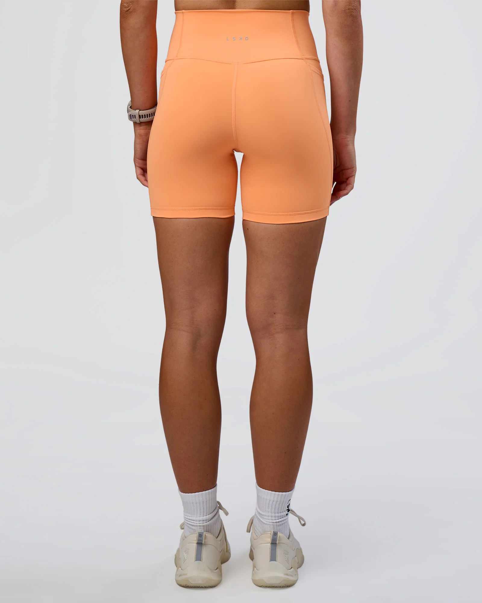 Fusion Ultra High-Rise 6" Short Pockets - Cantaloupe
