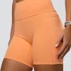 Fusion Ultra High-Rise 6" Short Pockets - Cantaloupe
