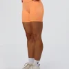 Fusion Ultra High-Rise 6" Short Pockets - Cantaloupe