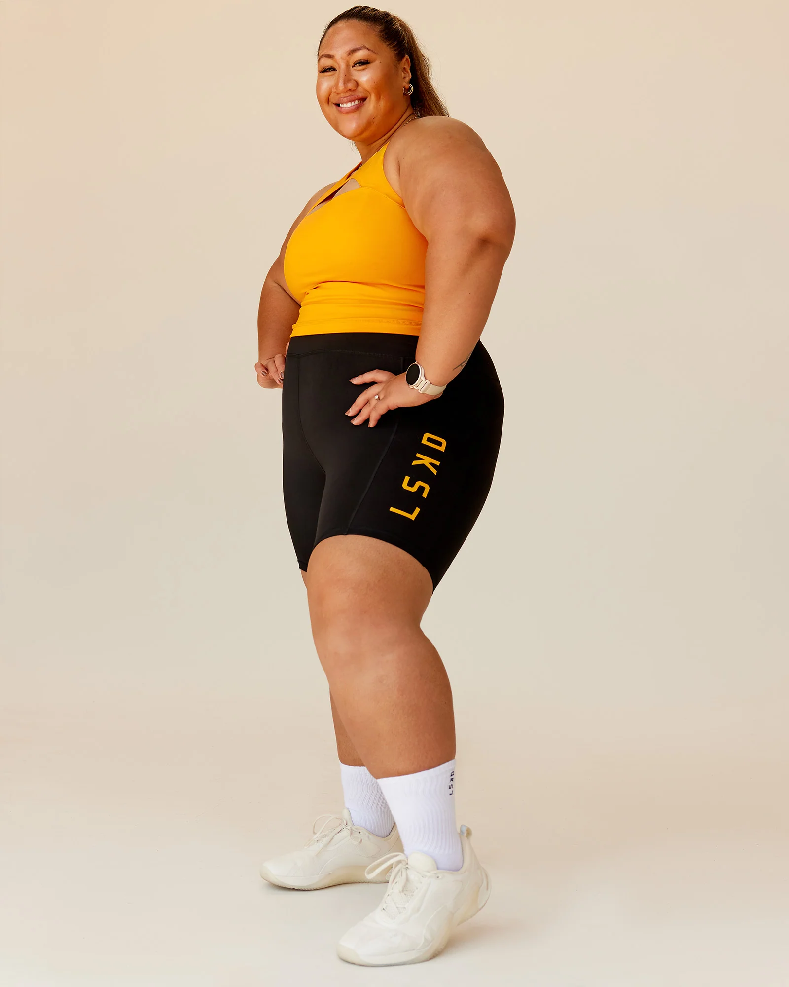 Rep Ultra High-Rise 6" Short Pockets - Black-Zinnia
