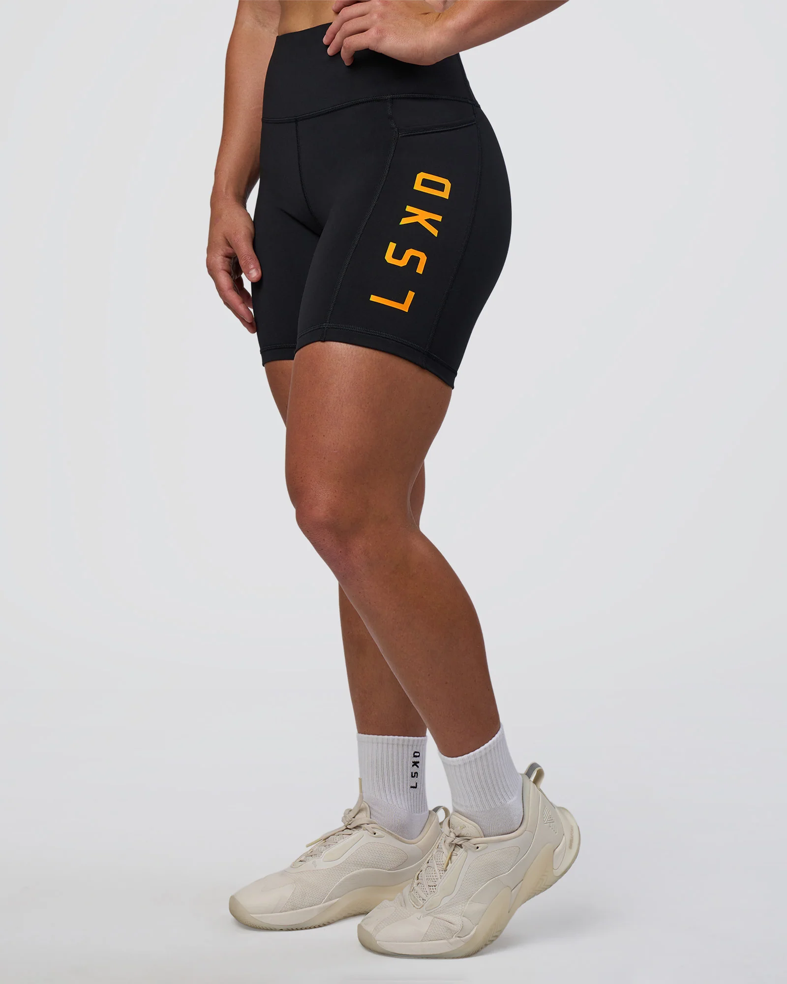 Rep Ultra High-Rise 6" Short Pockets - Black-Zinnia