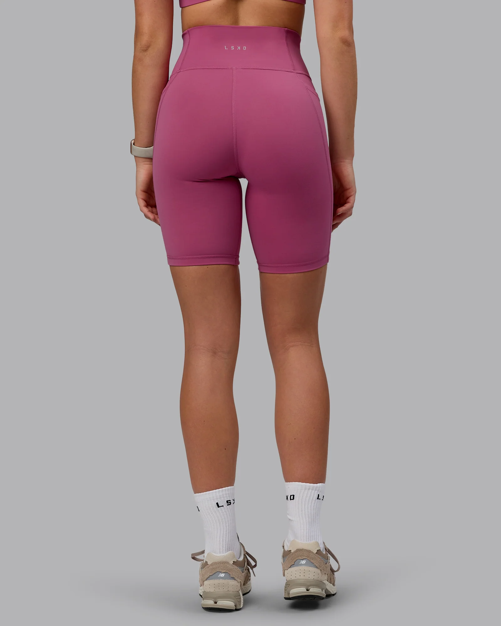 Fusion Ultra High-Rise 9" Short Pockets - Mauve Haze