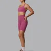 Fusion Ultra High-Rise 9" Short Pockets - Mauve Haze