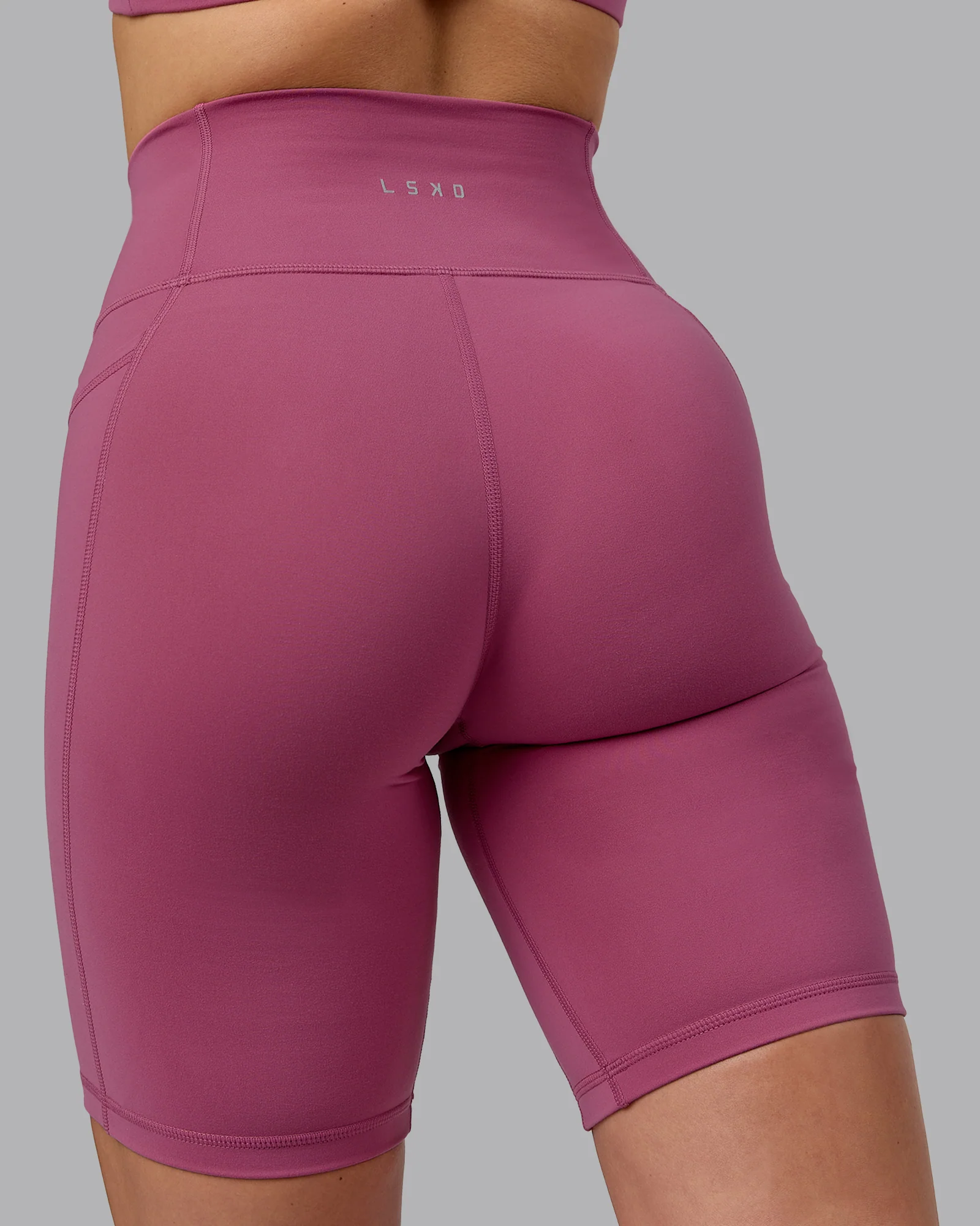 Fusion Ultra High-Rise 9" Short Pockets - Mauve Haze