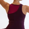 7064-motion-mesh-shelf-bra-tank-cherry-lacquer-plum-berry-3.webp Motion Mesh Shelf Bra Tank - Cherry Lacquer/Plum Berry