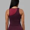 7064-motion-mesh-shelf-bra-tank-cherry-lacquer-plum-berry-7.webp Motion Mesh Shelf Bra Tank - Cherry Lacquer/Plum Berry