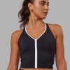 Reflection Active Tank - Black-White