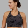 7295-accelerate-split-strap-sports-bra-black-tie-dye-1.webp Accelerate Split Strap Sports Bra - Black Tie Dye