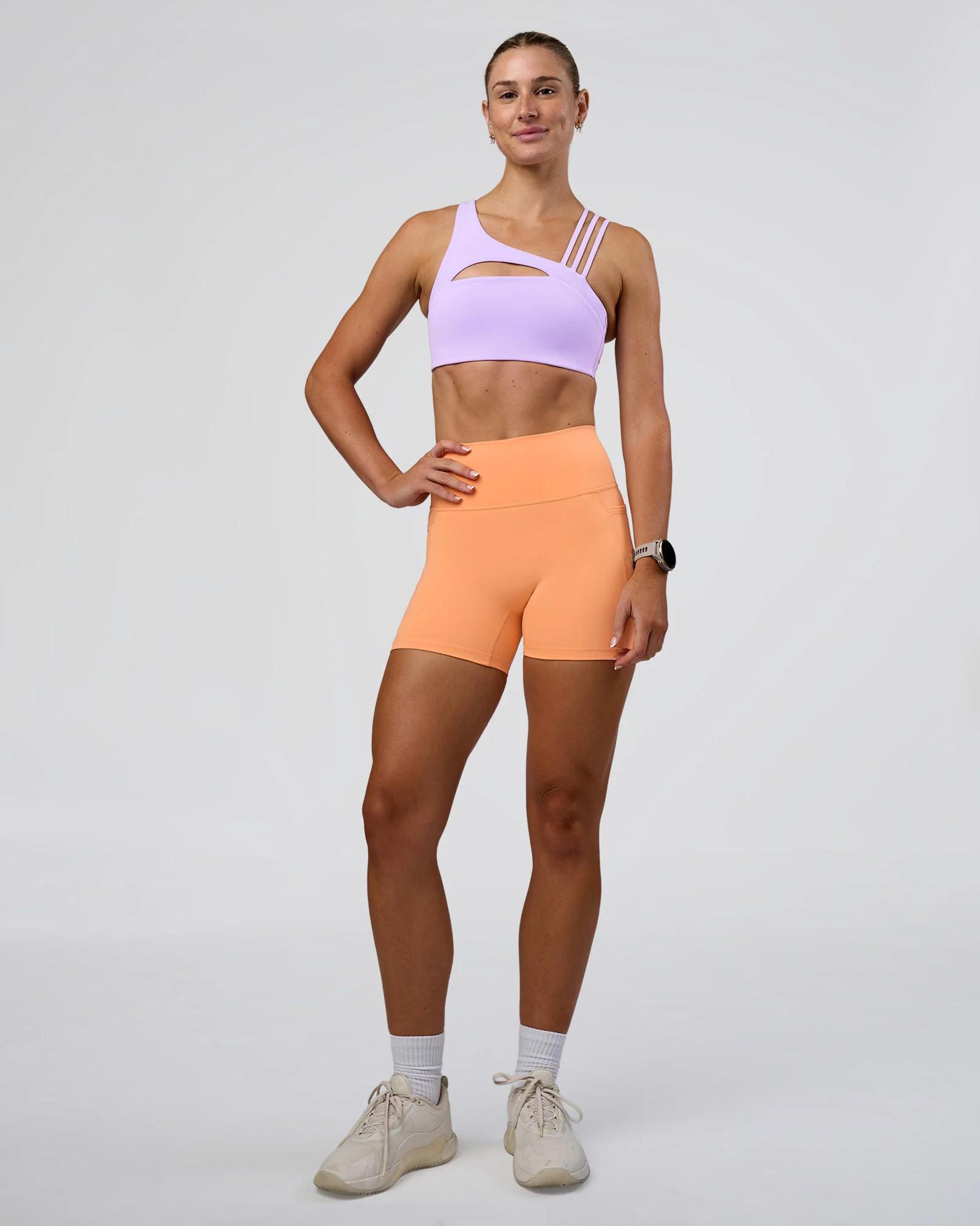 Galvanise Splice Sports Bra - Pale Lilac
