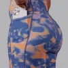 Fusion Ultra High-Rise 6" Short Pockets - Apricot Mist