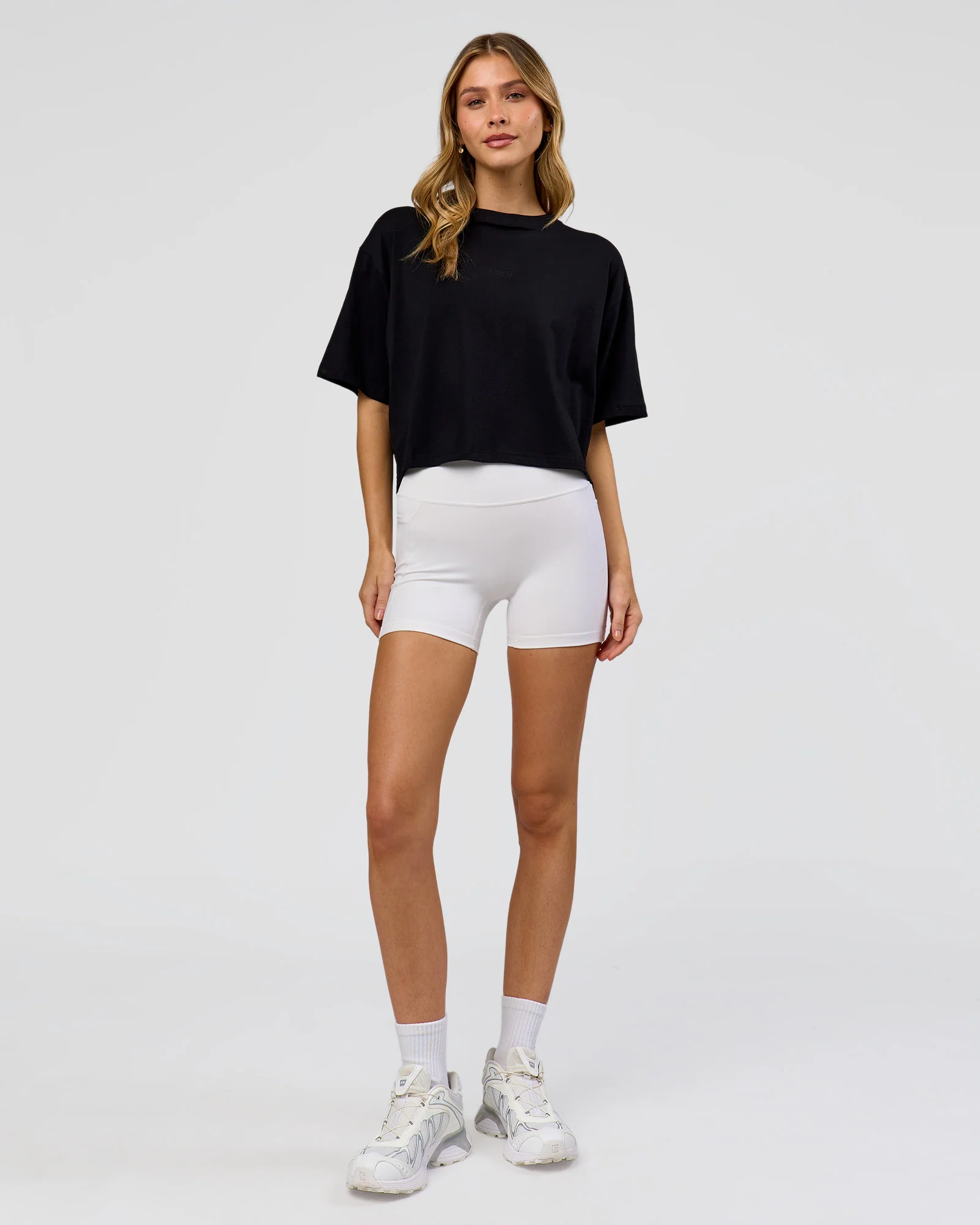 Go-To FLXCotton Skimmer Tee - Black-Black