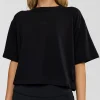 Go-To FLXCotton Skimmer Tee - Black-Black