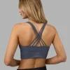 Flash Longline Sports Bra - Night Shadow