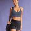 Flash Longline Sports Bra - Night Shadow