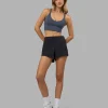 Flash Longline Sports Bra - Night Shadow