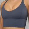 Flash Longline Sports Bra - Night Shadow