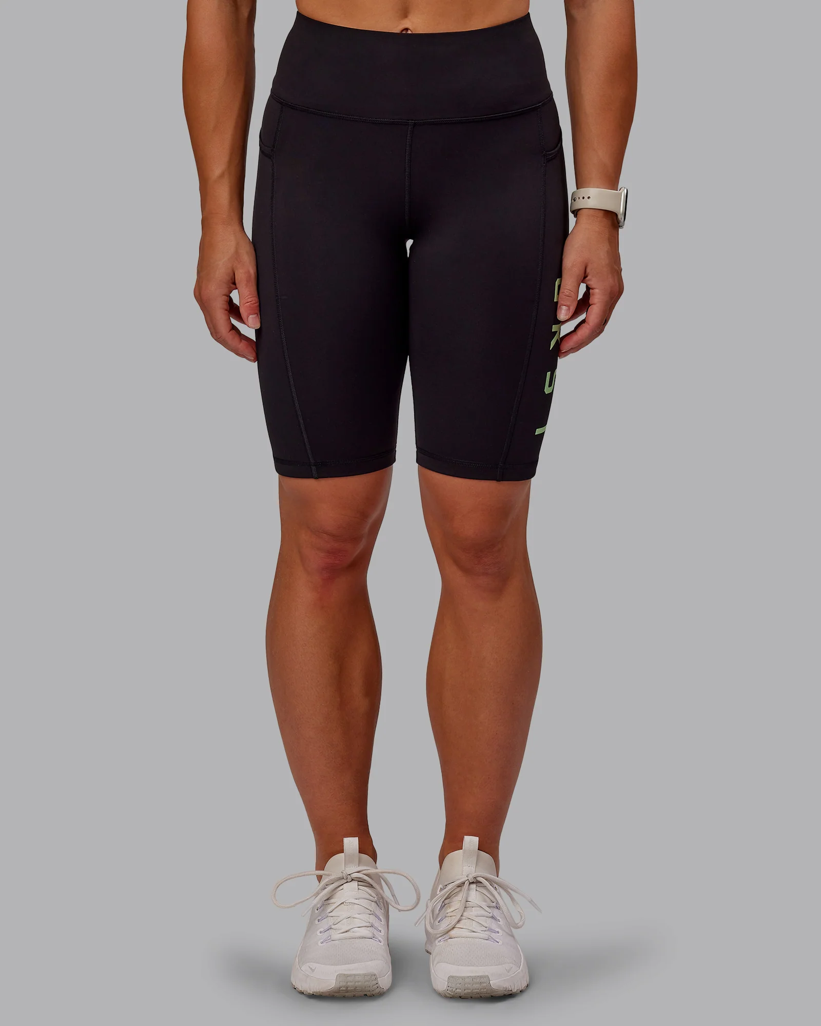 Rep Ultra High-Rise 9" Short Pockets - Black-Surreal Green