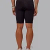 Rep Ultra High-Rise 9" Short Pockets - Black-Surreal Green