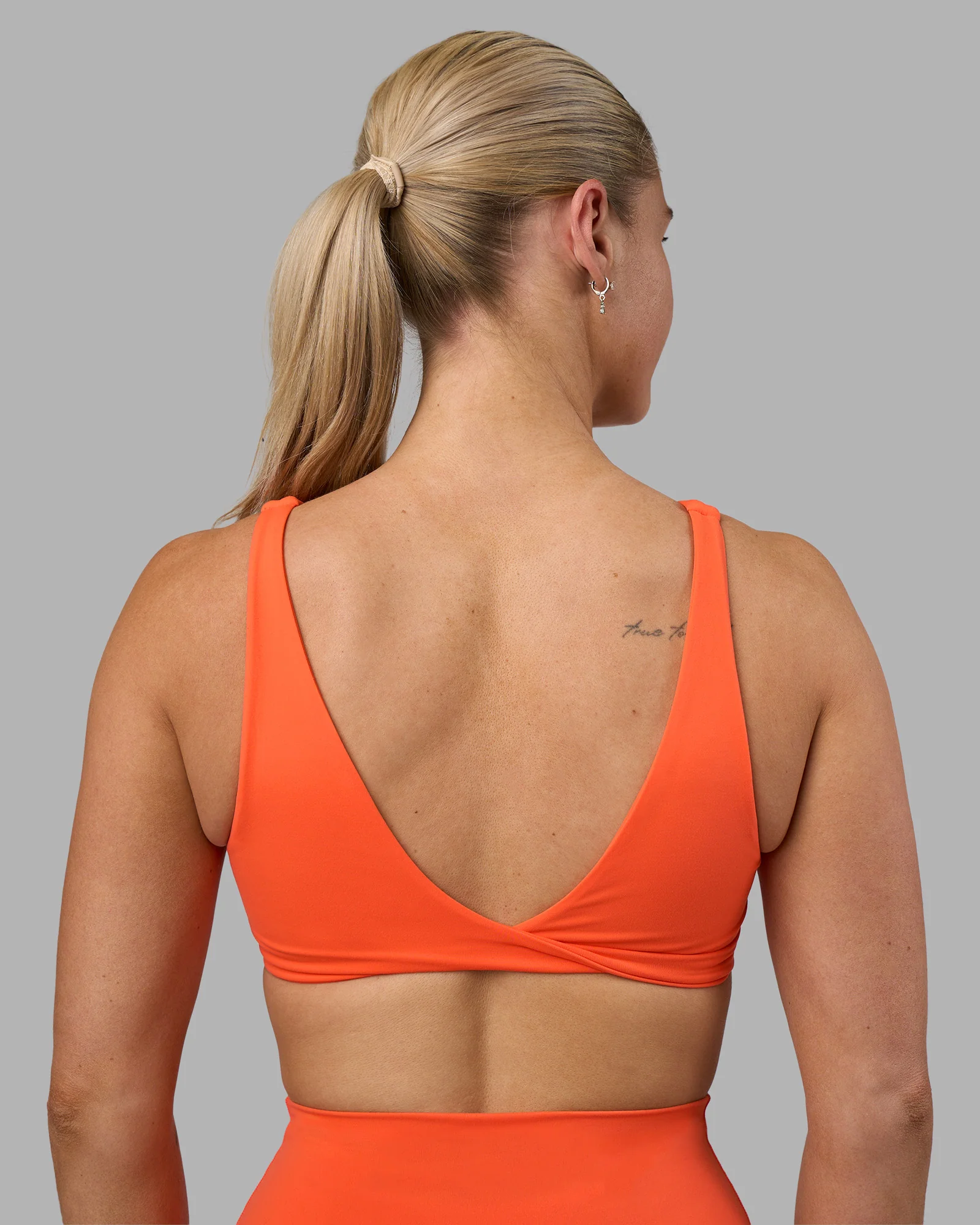 Impulse Reversible Sports Bra - Ultra Orange