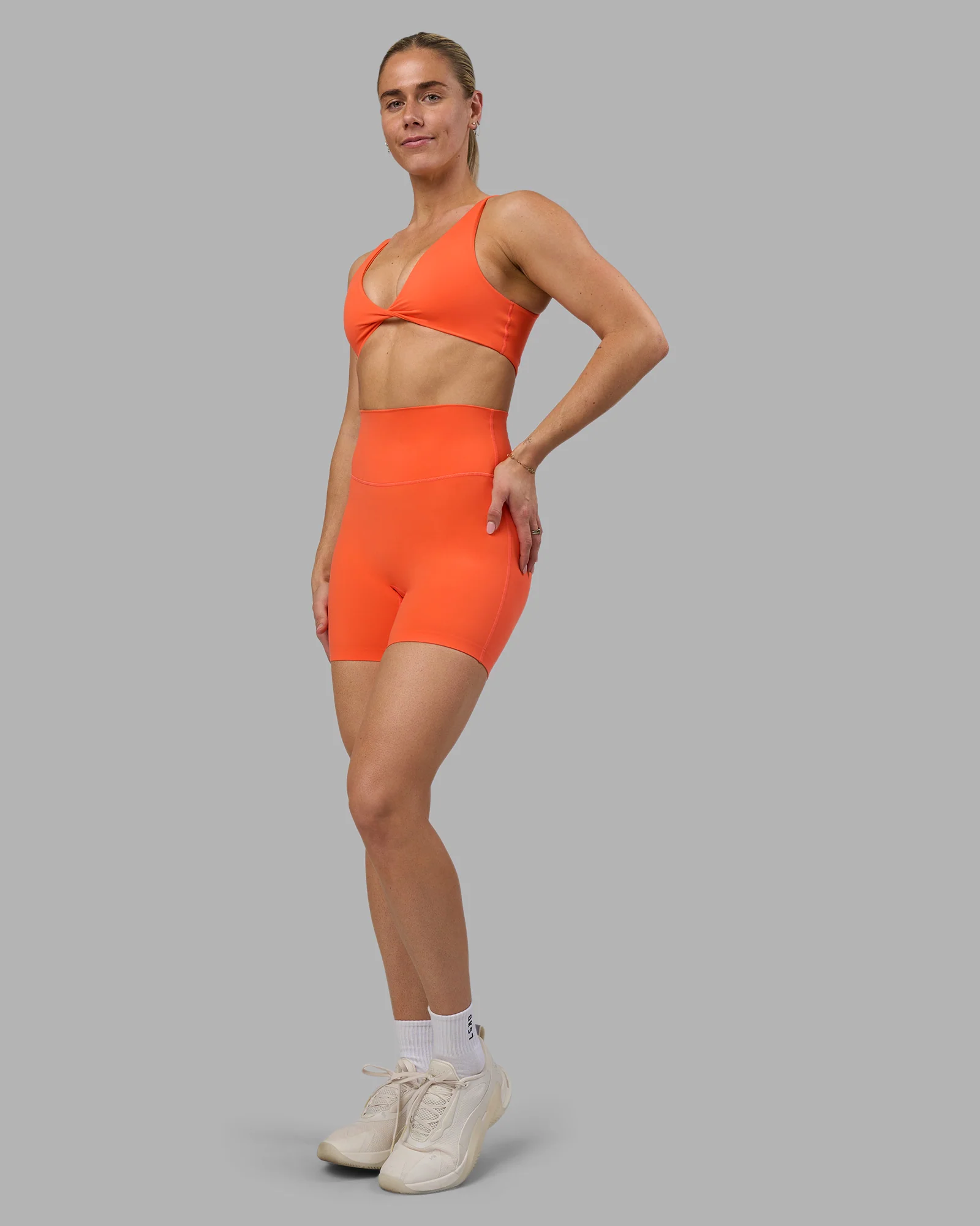 Impulse Reversible Sports Bra - Ultra Orange