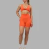 Impulse Reversible Sports Bra - Ultra Orange