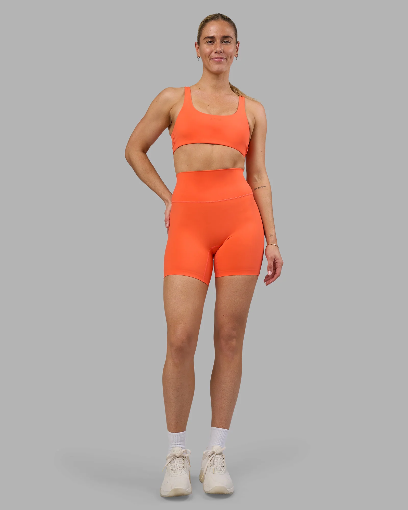 Impulse Reversible Sports Bra - Ultra Orange