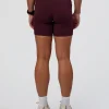 Fusion Jacquard High-Rise 6" Short Pockets - Cherry Lacquer