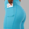 Fusion High-Rise 6" Short Pockets - Blue Atoll