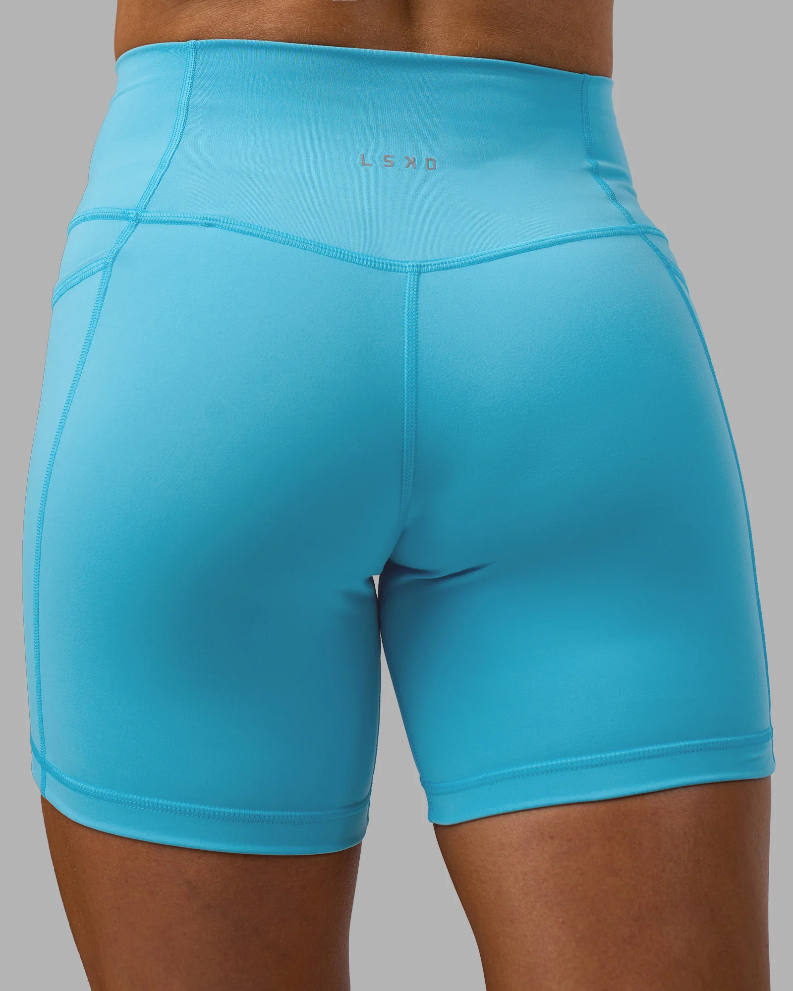 Fusion High-Rise 6" Short Pockets - Blue Atoll