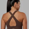 7635-evoke-longline-sports-bra-chocolate-martini-2.webp Evoke Longline Sports Bra - Chocolate Martini