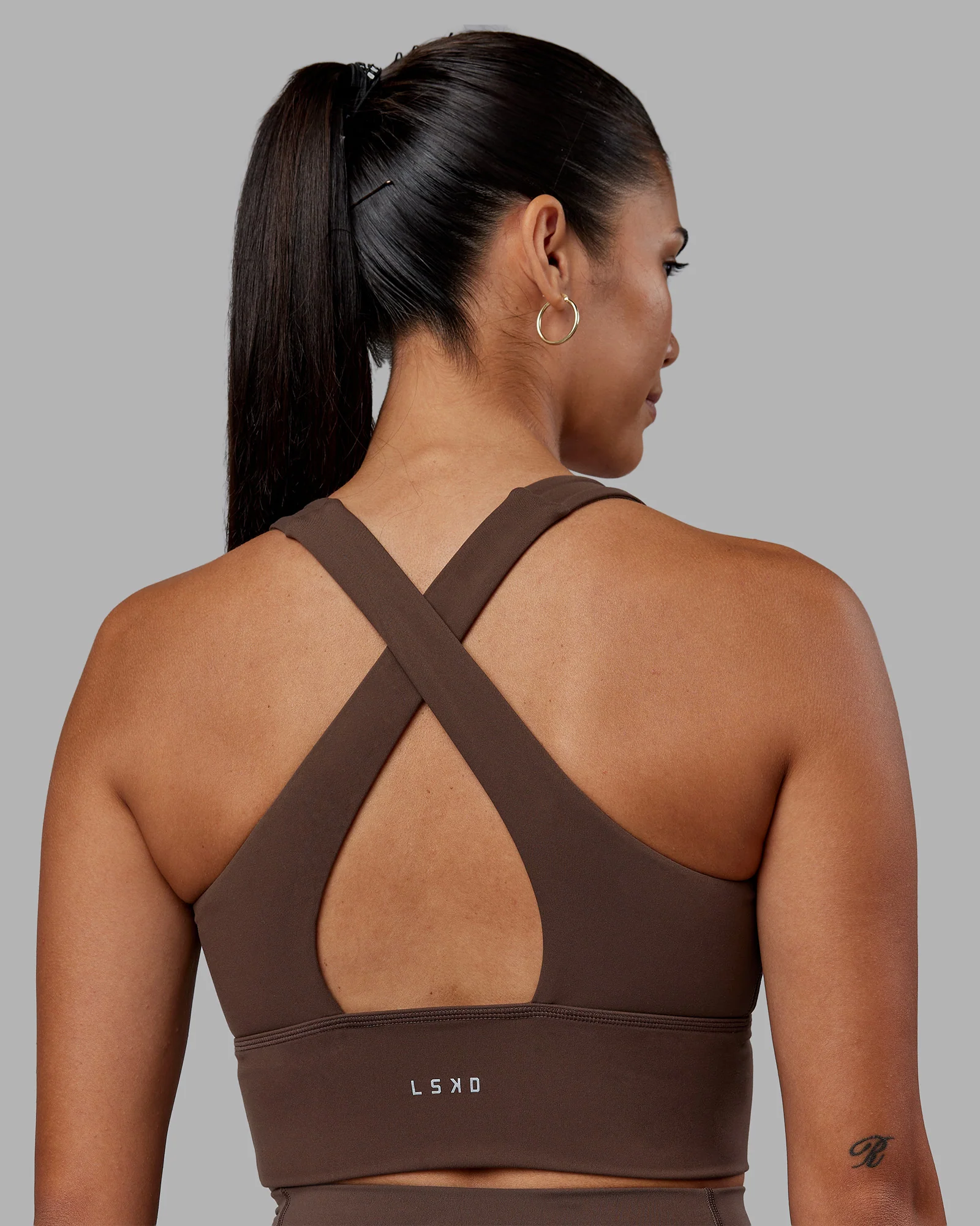 7635-evoke-longline-sports-bra-chocolate-martini-2.webp Evoke Longline Sports Bra - Chocolate Martini