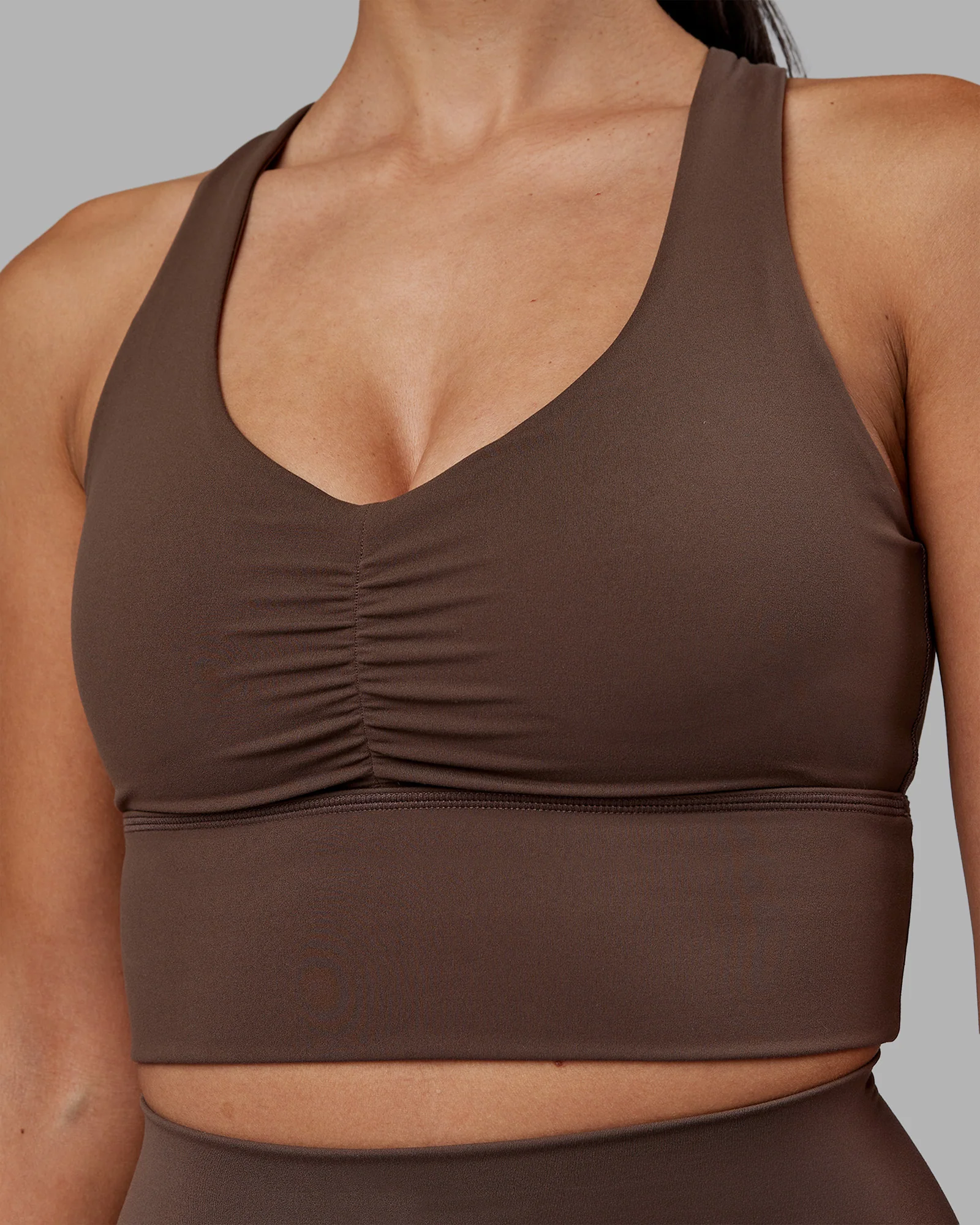 7635-evoke-longline-sports-bra-chocolate-martini-4.webp Evoke Longline Sports Bra - Chocolate Martini