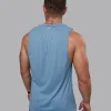 AeroFLX+ Seamless Muscle Tank - Elemental Blue/Ice Blue