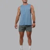 AeroFLX+ Seamless Muscle Tank - Elemental Blue/Ice Blue
